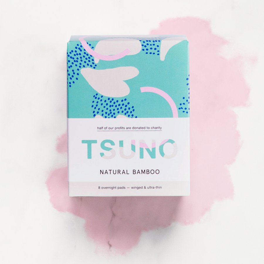 Natural Bamboo Ultra Slim Overnight Pads